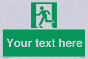 SV5216: Custom Emergency Exit Left Sign