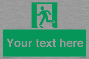 SV5216: Custom Emergency Exit Left Sign