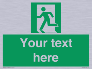 SV5216: Custom Emergency Exit Left Sign