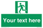 SV5216: Custom Emergency Exit Left Sign