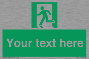 SV5216: Custom Emergency Exit Left Sign