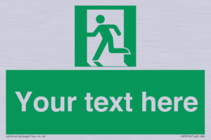 SV5216: Custom Emergency Exit Left Sign