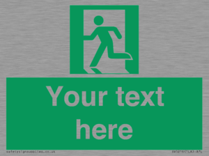 SV5216: Custom Emergency Exit Left Sign