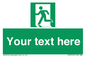 SV5216: Custom Emergency Exit Left Sign