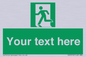 SV5216: Custom Emergency Exit Left Sign