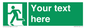SV5216: Custom Emergency Exit Left Sign