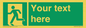SV5216: Custom Emergency Exit Left Sign