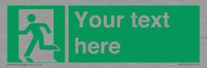 SV5216: Custom Emergency Exit Left Sign