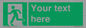 SV5216: Custom Emergency Exit Left Sign