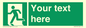 SV5216: Custom Emergency Exit Left Sign