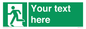 SV5216: Custom Emergency Exit Left Sign