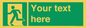 SV5216: Custom Emergency Exit Left Sign