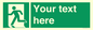 SV5216: Custom Emergency Exit Left Sign