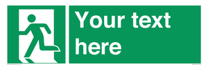 SV5216: Custom Emergency Exit Left Sign