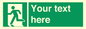 SV5216: Custom Emergency Exit Left Sign