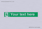 SV5216: Custom Emergency Exit Left Sign
