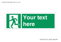 SV5216: Custom Emergency Exit Left Sign