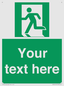 SV5216: Custom Emergency Exit Left Sign