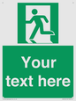 SV5216: Custom Emergency Exit Left Sign