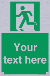 SV5216: Custom Emergency Exit Left Sign