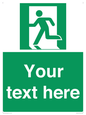 SV5216: Custom Emergency Exit Left Sign