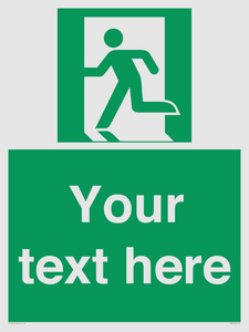 SV5216: Custom Emergency Exit Left Sign