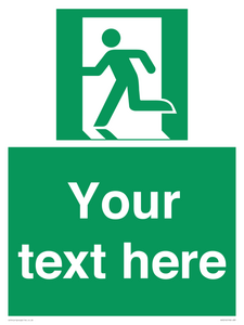 SV5216: Custom Emergency Exit Left Sign