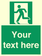 SV5216: Custom Emergency Exit Left Sign