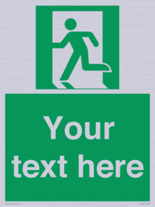 SV5216: Custom Emergency Exit Left Sign