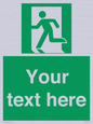 SV5216: Custom Emergency Exit Left Sign