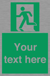 SV5216: Custom Emergency Exit Left Sign