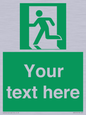 SV5216: Custom Emergency Exit Left Sign