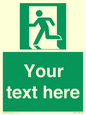SV5216: Custom Emergency Exit Left Sign