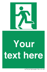 SV5216: Custom Emergency Exit Left Sign