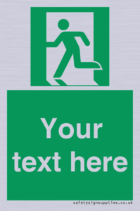 SV5216: Custom Emergency Exit Left Sign