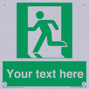 SV5216: Custom Emergency Exit Left Sign