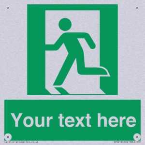 SV5216: Custom Emergency Exit Left Sign