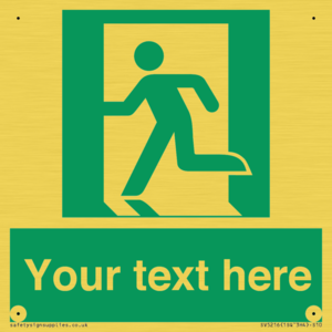 SV5216: Custom Emergency Exit Left Sign