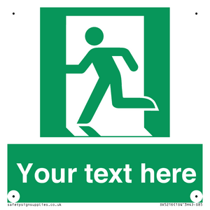 SV5216: Custom Emergency Exit Left Sign