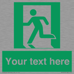 SV5216: Custom Emergency Exit Left Sign