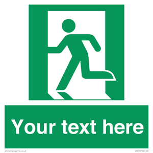 SV5216: Custom Emergency Exit Left Sign