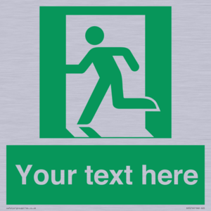 SV5216: Custom Emergency Exit Left Sign