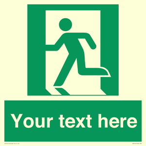 SV5216: Custom Emergency Exit Left Sign