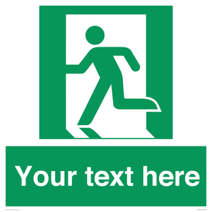 SV5216: Custom Emergency Exit Left Sign