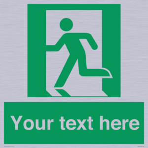 SV5216: Custom Emergency Exit Left Sign