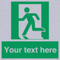 SV5216: Custom Emergency Exit Left Sign
