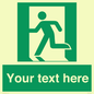 SV5216: Custom Emergency Exit Left Sign