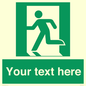 SV5216: Custom Emergency Exit Left Sign