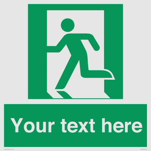 SV5216: Custom Emergency Exit Left Sign