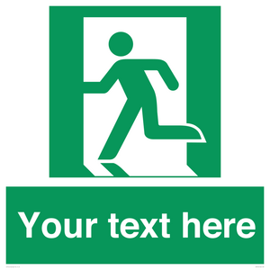 SV5216: Custom Emergency Exit Left Sign